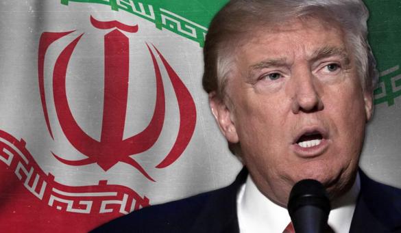 trump-iran-flag